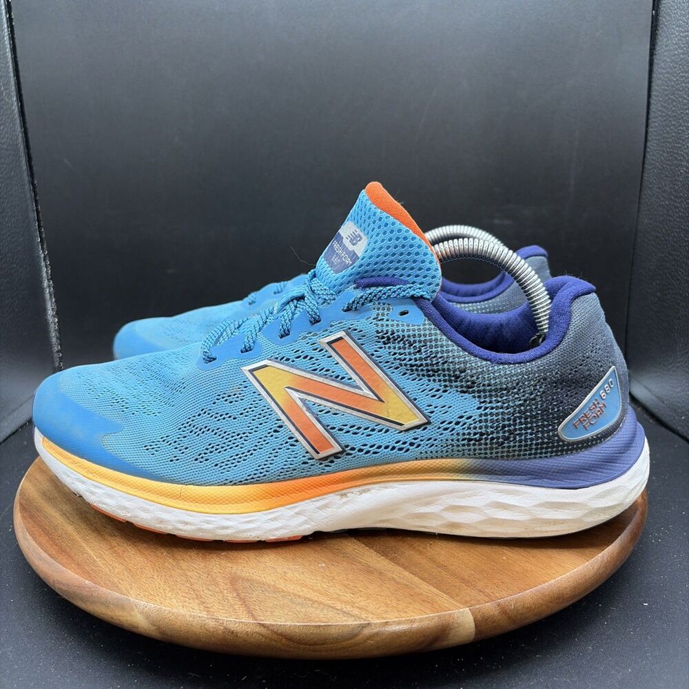 New Balance Fresh Foam 680v7 Mens Size 10.5 Running Shoes Blue Sneakers M680FB7